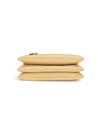 NATASHA MULTICOMPARTMENT VEGAN XBODY BAG - BUTTER YELLOW