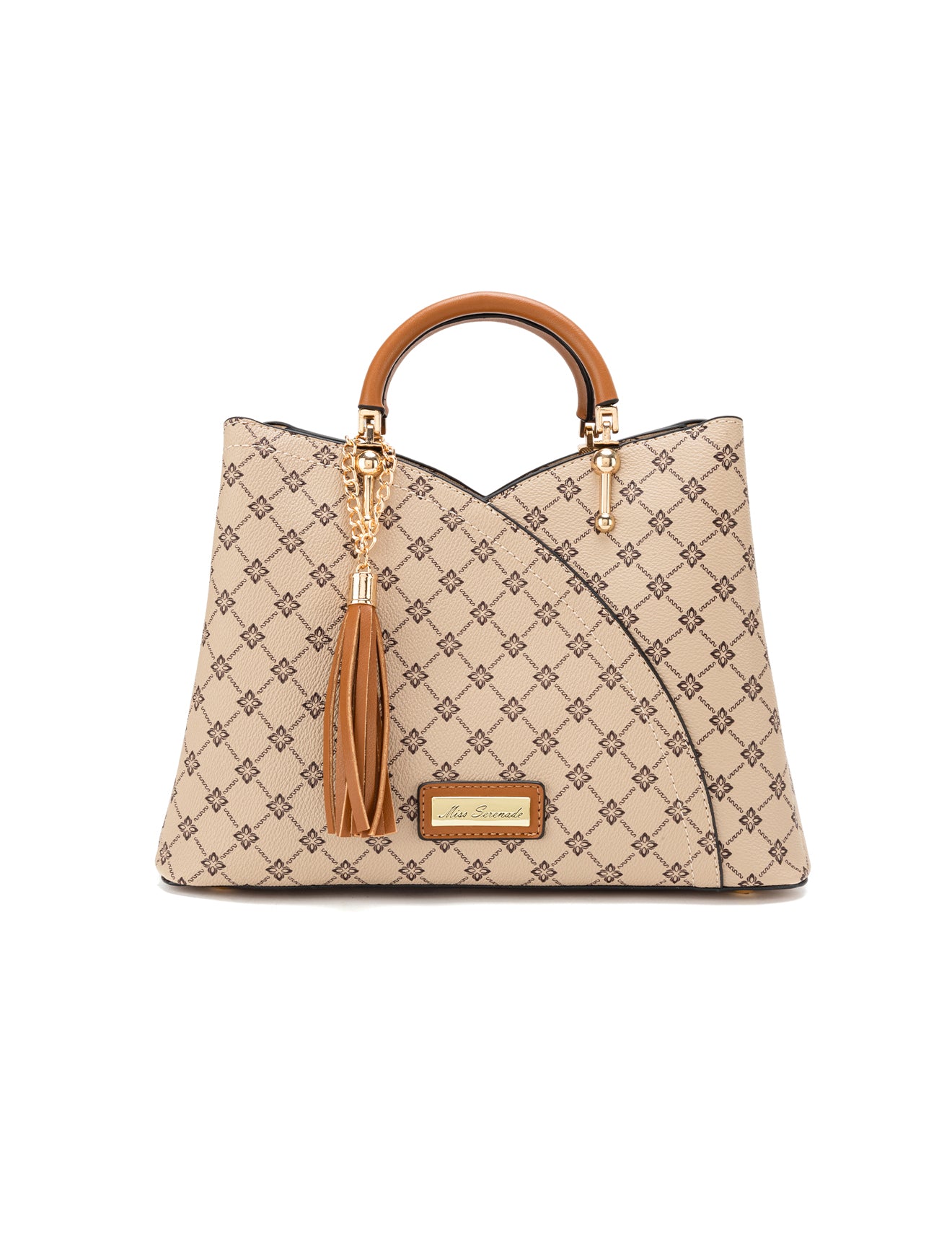 TARA VEGAN TRIPLE COMPARTMENT BAG- XB-2372-BEI- NEW IN