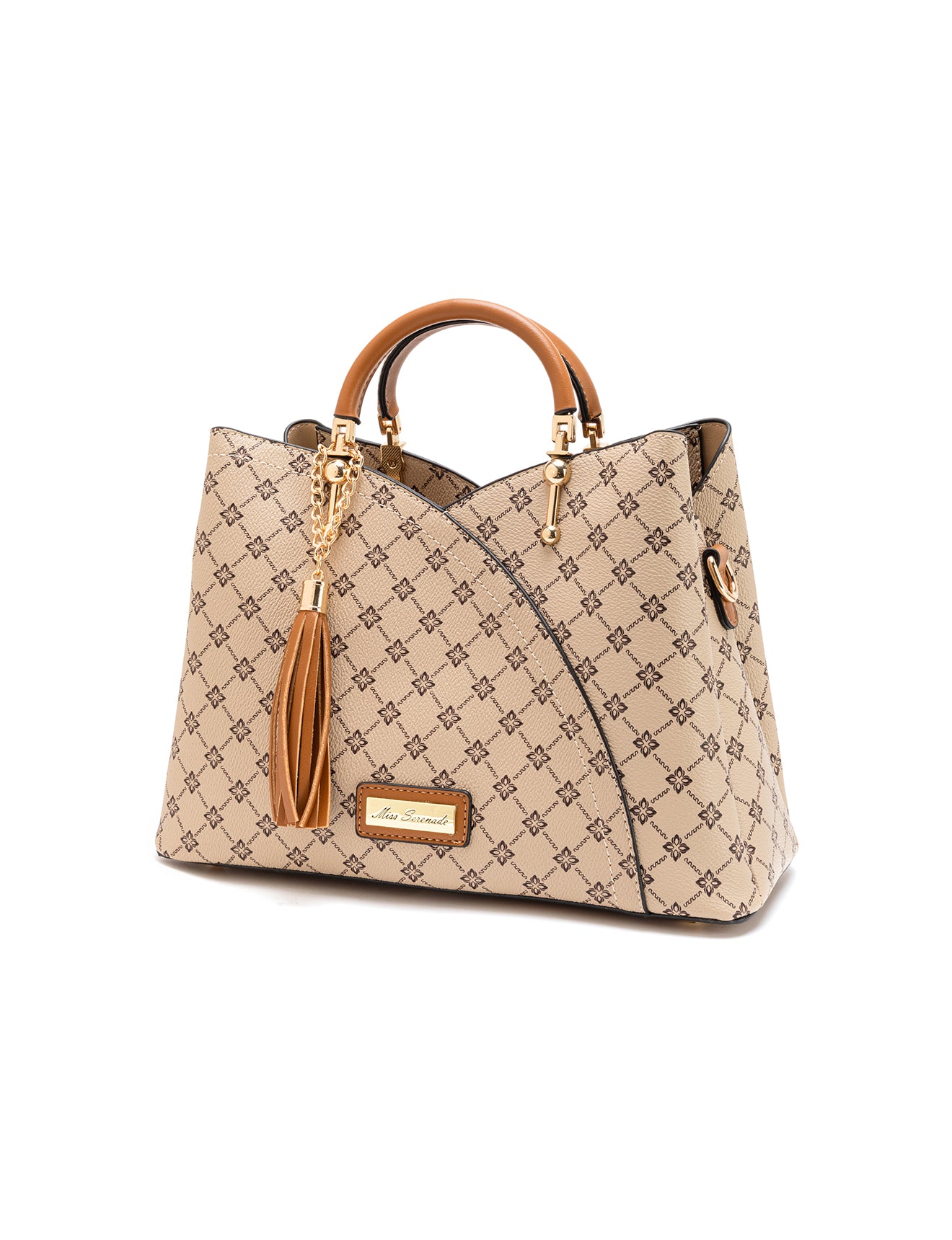 TARA VEGAN TRIPLE COMPARTMENT BAG- XB-2372-BEI- NEW IN