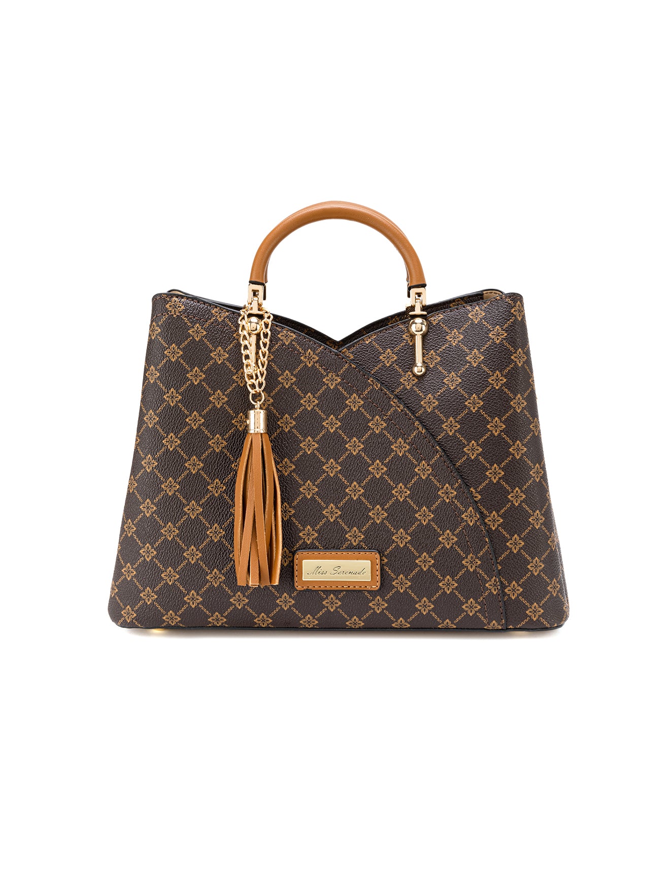 TARA VEGAN TRIPLE COMPARTMENT BAG- XB-2372-TAN- NEW IN