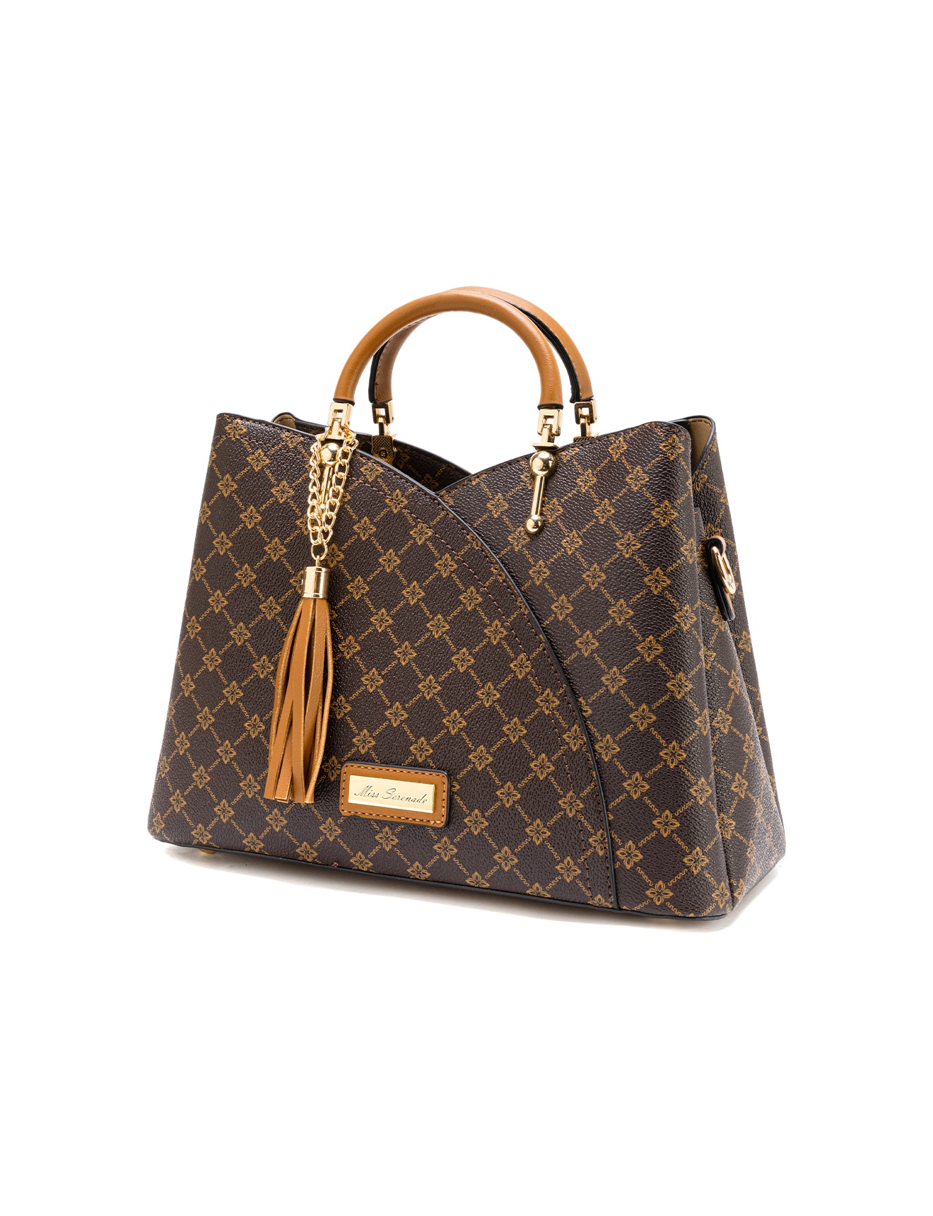 TARA VEGAN TRIPLE COMPARTMENT BAG- XB-2372-TAN- NEW IN