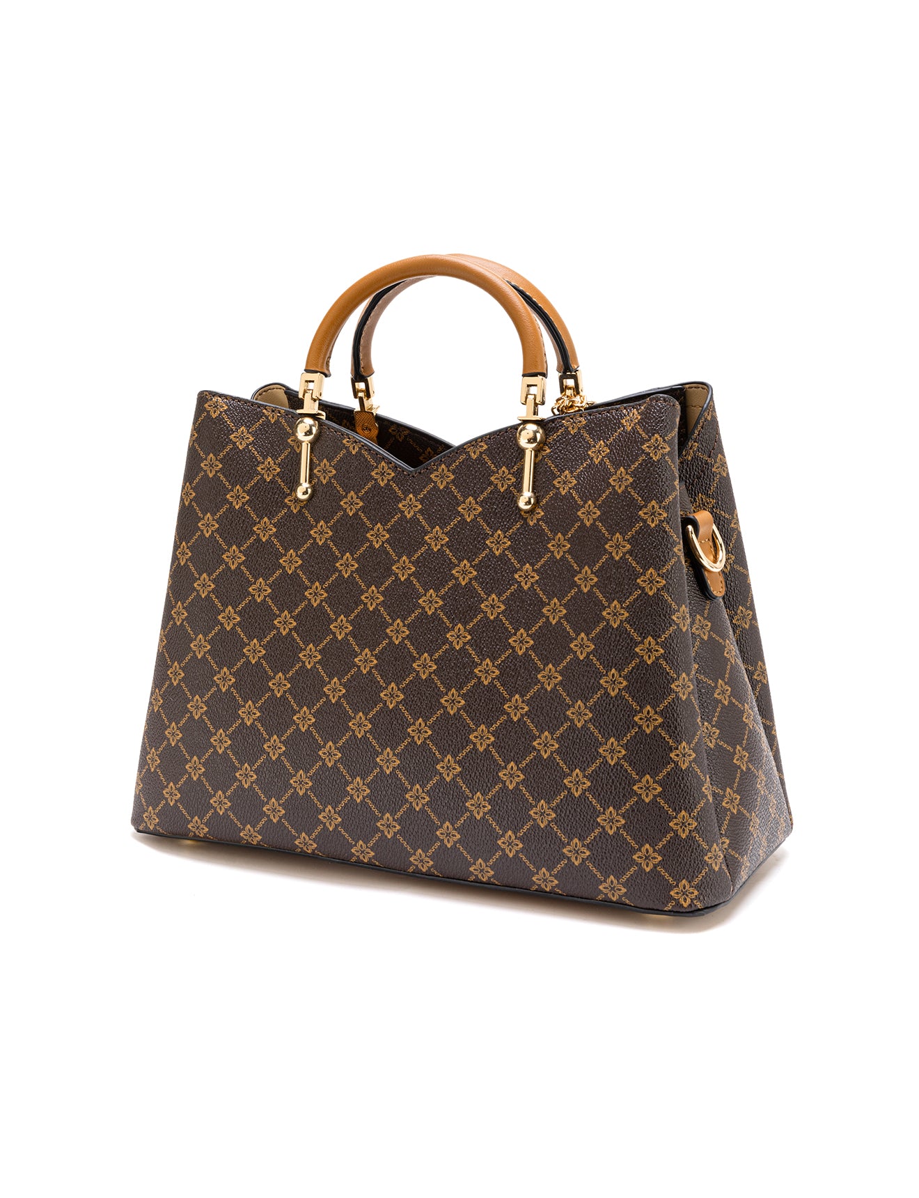 TARA VEGAN TRIPLE COMPARTMENT BAG- XB-2372-TAN- NEW IN
