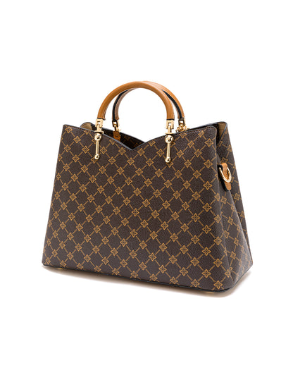 TARA VEGAN TRIPLE COMPARTMENT BAG- XB-2372-TAN- NEW IN