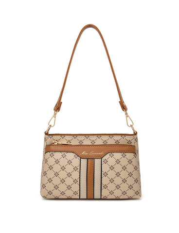 RITA MULTI COMPARTMENT VEGAN BAG- XB-2373-BEI- NEW IN- DUE MID-LATE FEB- PRE-ORDER NOW