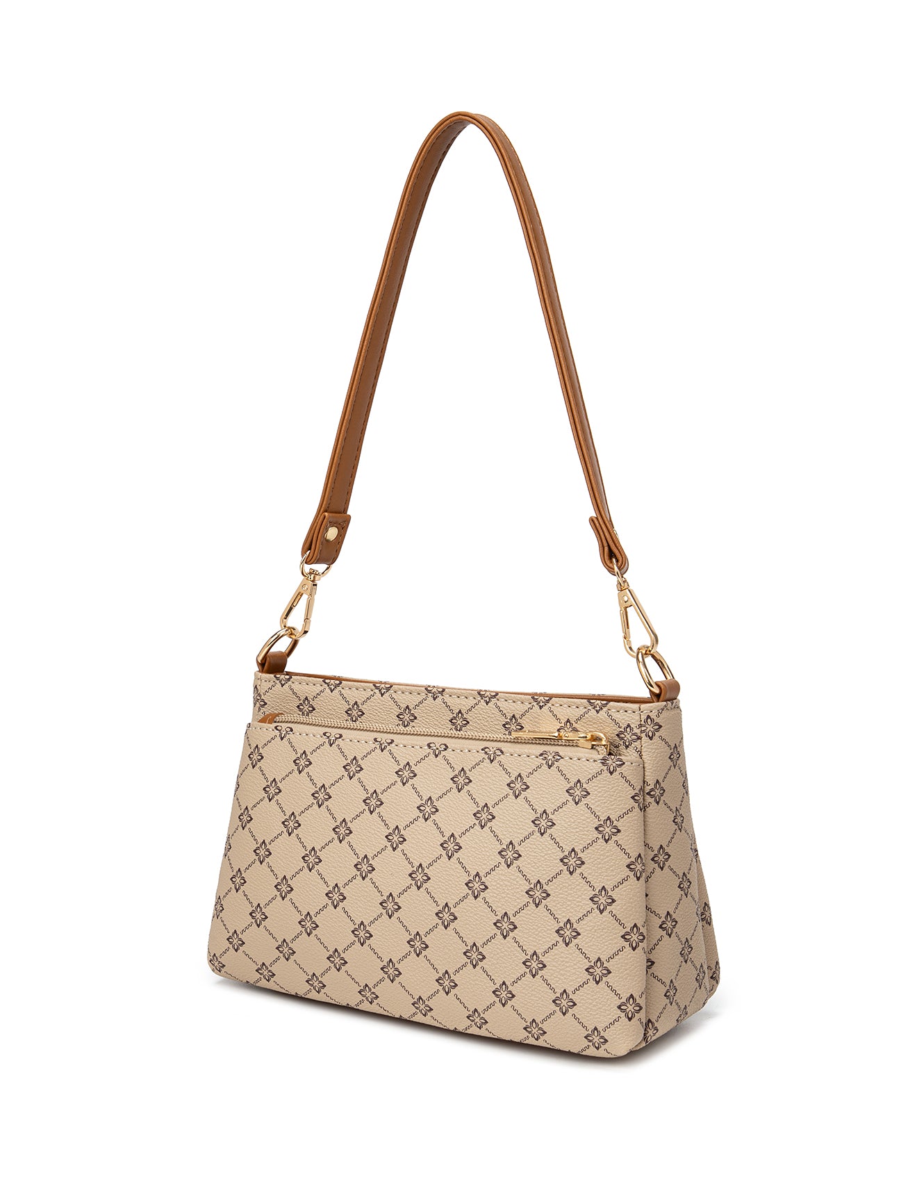 RITA MULTI COMPARTMENT VEGAN BAG- XB-2373-BEI- NEW IN