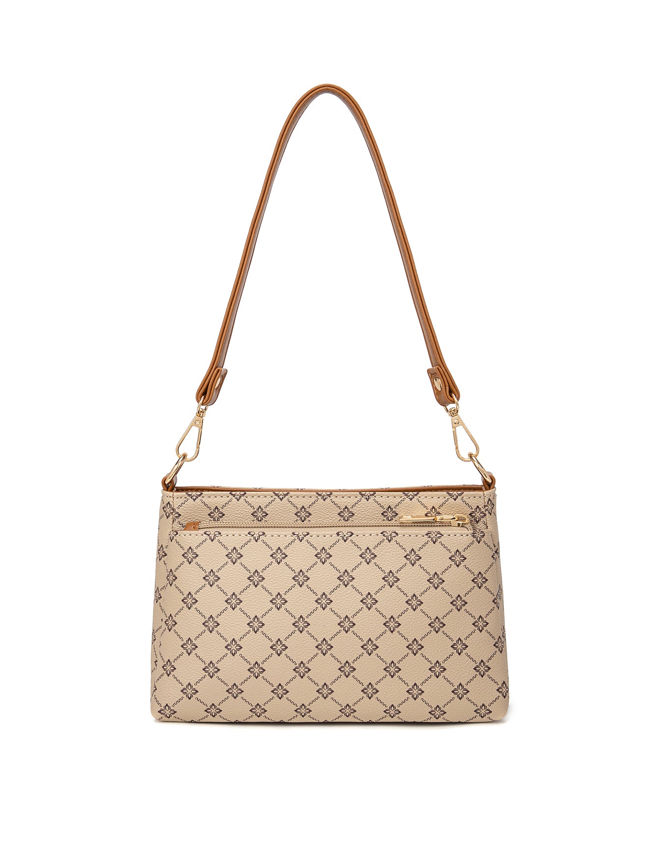 RITA MULTI COMPARTMENT VEGAN BAG- XB-2373-BEI- NEW IN