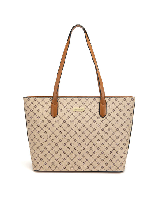 TINA VEGAN TOTE BAG- XB-2375-BEI- NEW IN