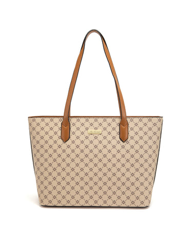 TINA VEGAN TOTE BAG- XB-2375-BEI- NEW IN- DUE MID-LATE FEB- PRE-ORDER NOW