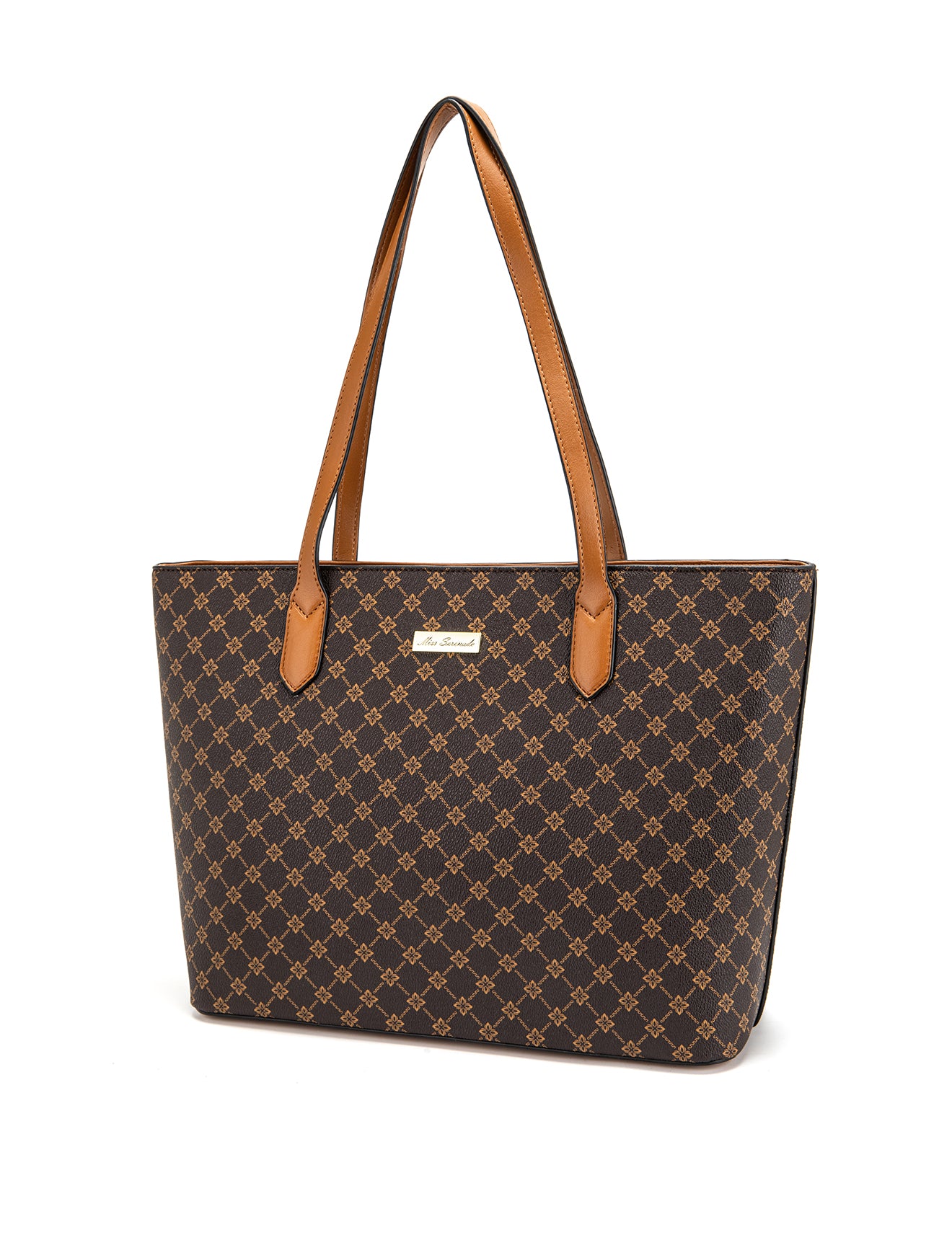 TINA VEGAN TOTE BAG- XB-2375-TAN- NEW IN