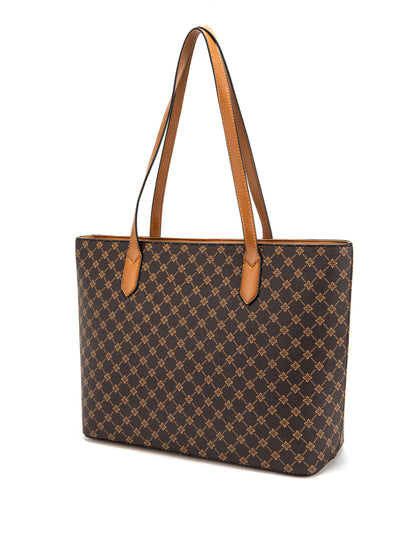 TINA VEGAN TOTE BAG- XB-2375-TAN- NEW IN
