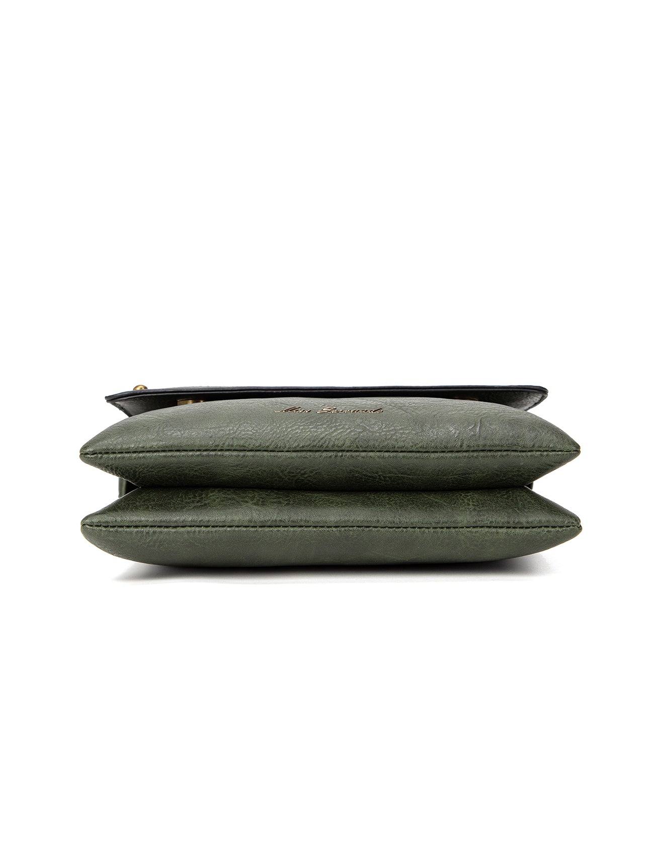 IMOGEN VEGAN FLAP OVER XBODY BAG- XB-2381-OLIVE- NEW IN