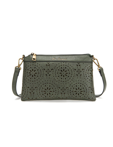 ARWEN SMALL VEGAN  XBODY BAG- XB-2382-OLIVE- NEW IN