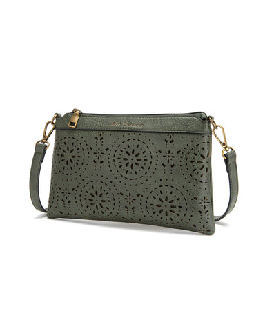 ARWEN SMALL VEGAN  XBODY BAG- XB-2382-OLIVE- NEW IN