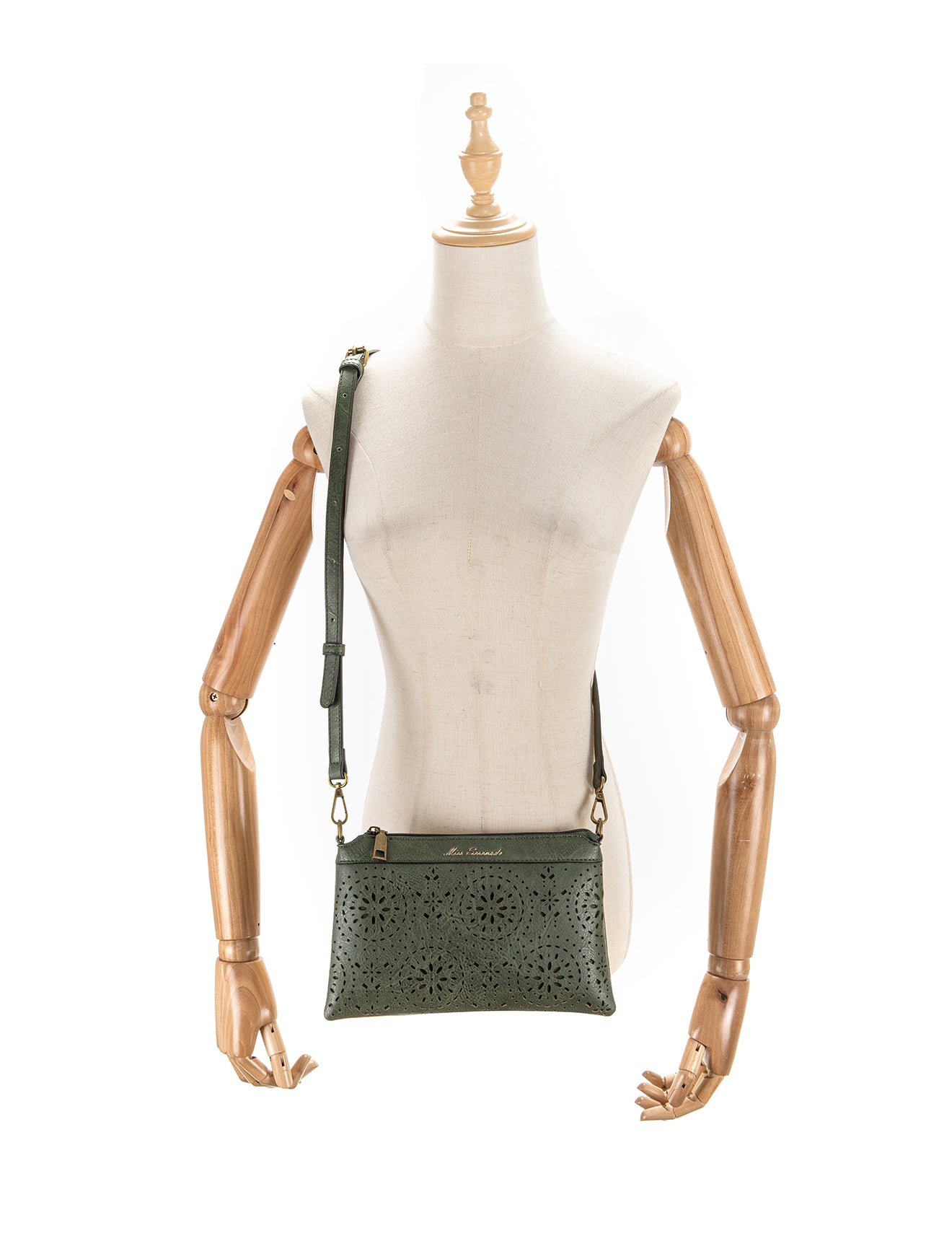 ARWEN SMALL VEGAN  XBODY BAG- XB-2382-OLIVE- NEW IN