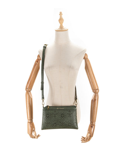 ARWEN SMALL VEGAN  XBODY BAG- XB-2382-OLIVE- NEW IN