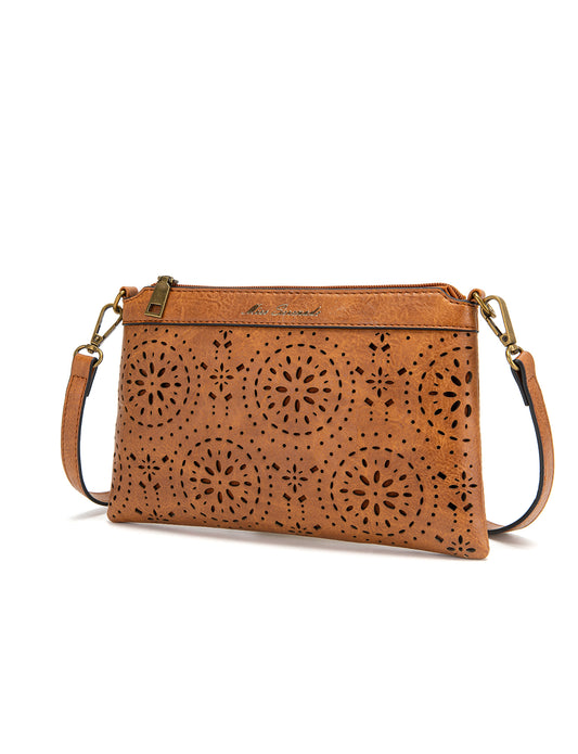ARWEN SMALL VEGAN  XBODY BAG- XB-2382-TAN- NEW IN