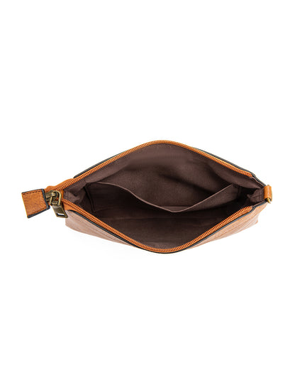 ARWEN SMALL VEGAN  XBODY BAG- XB-2382-TAN- NEW IN
