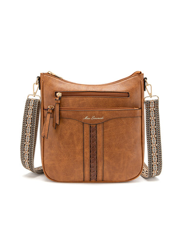 KALI VEGAN BAG WITH WEBBING STRAP- XB-2383-TAN- NEW IN- DUE MID-LATE FEB- PRE-ORDER NOW