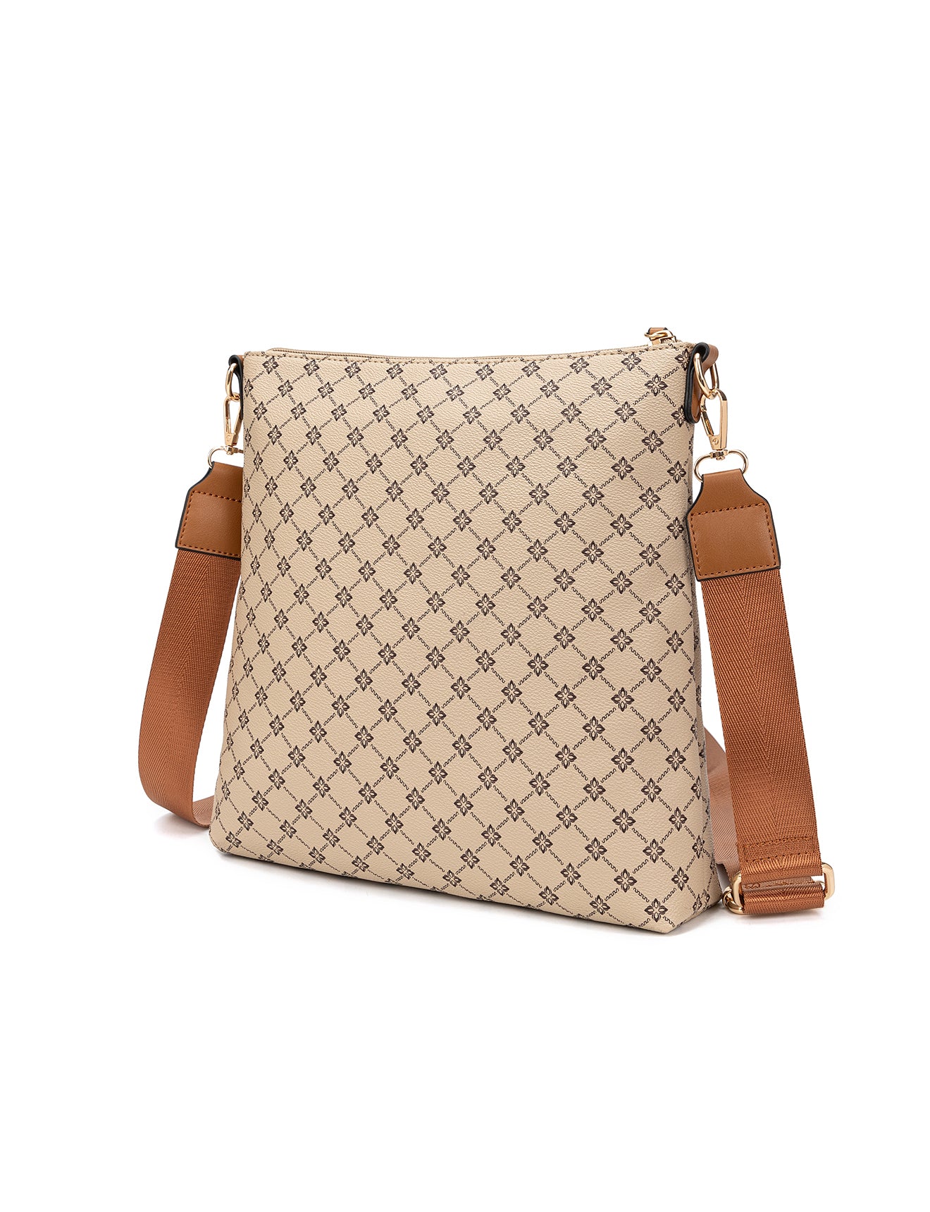 FLORENCE PRINTED XBODY BAG - BEIGE