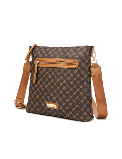FLORENCE PRINTED XBODY BAG - TAN
