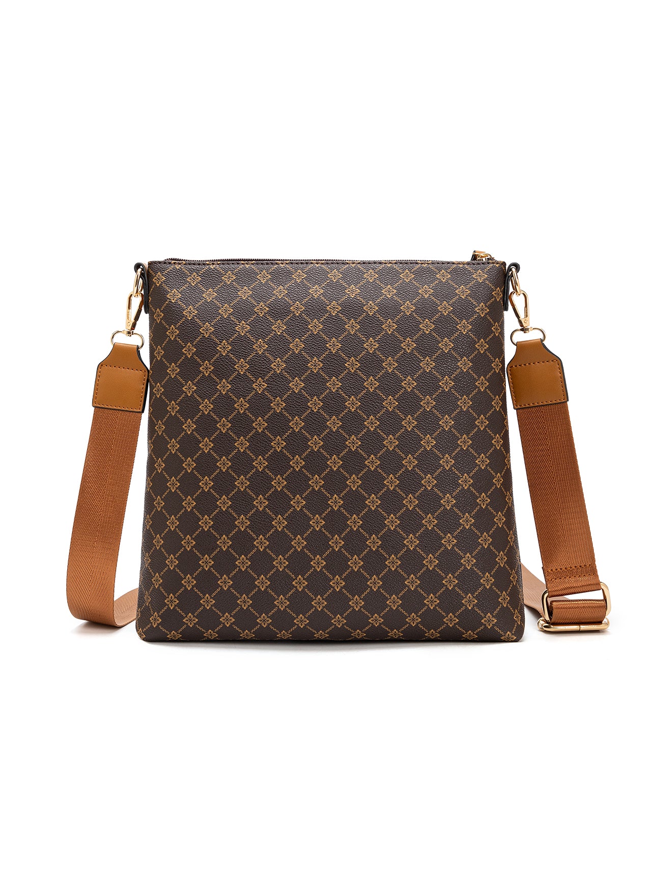 FLORENCE PRINTED XBODY BAG - TAN