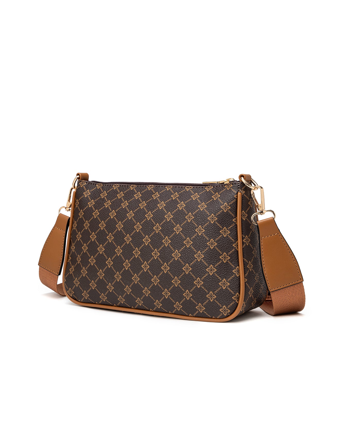 MILANO XBODY BAG WITH REMOVABLE ZIP COIN PURSE - TAN
