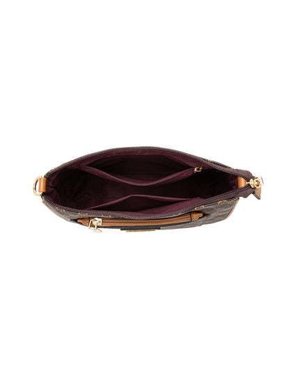 MILANO XBODY BAG WITH REMOVABLE ZIP COIN PURSE - TAN