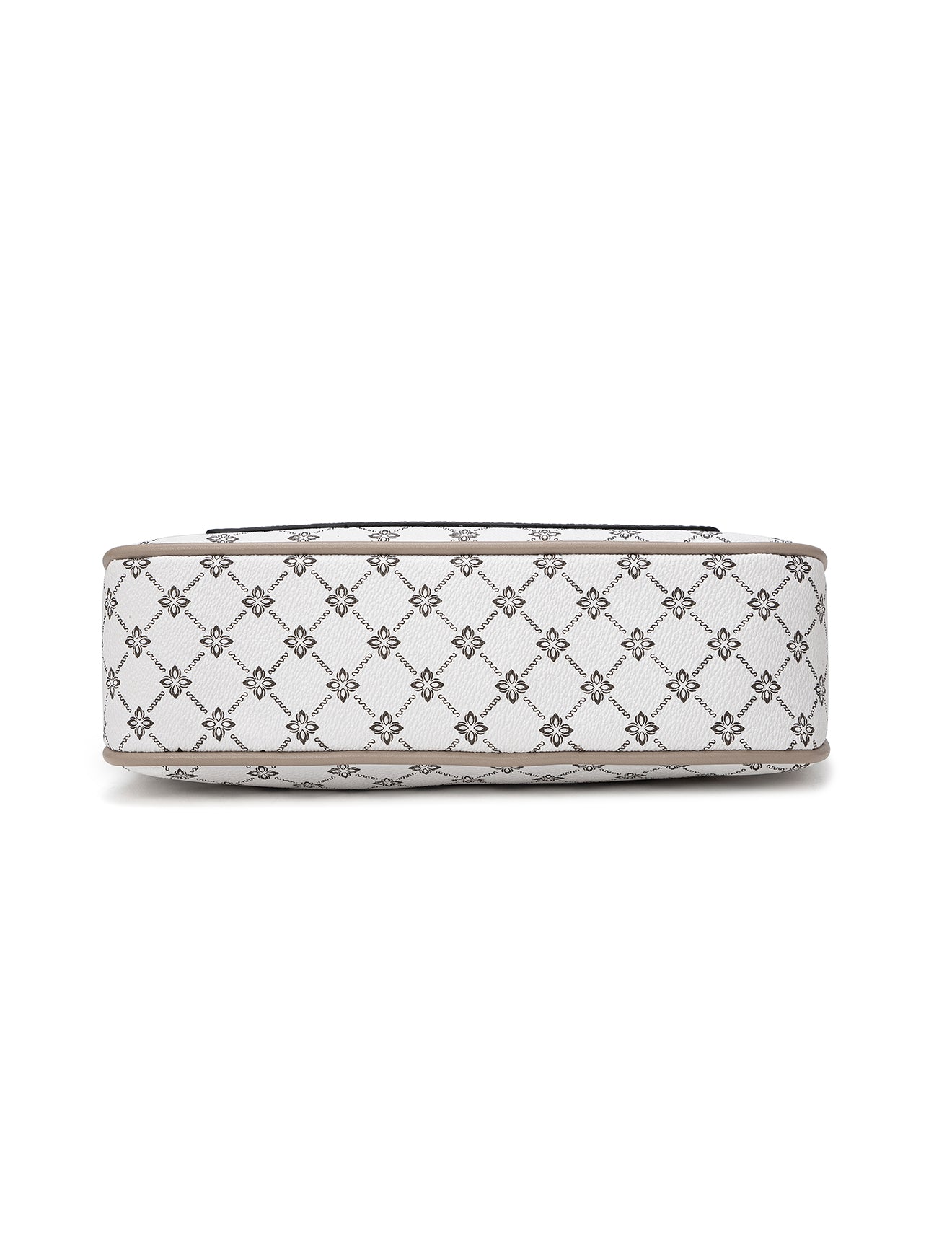 MILANO XBODY BAG WITH REMOVABLE ZIP COIN PURSE - WHITE & TAUPE