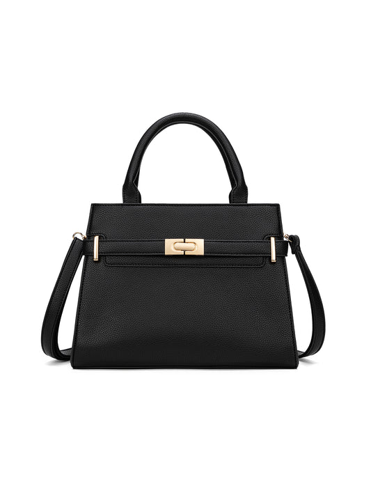 THE GRACE BAG WITH ADJUSTABLE XBODY STRAP - BLACK