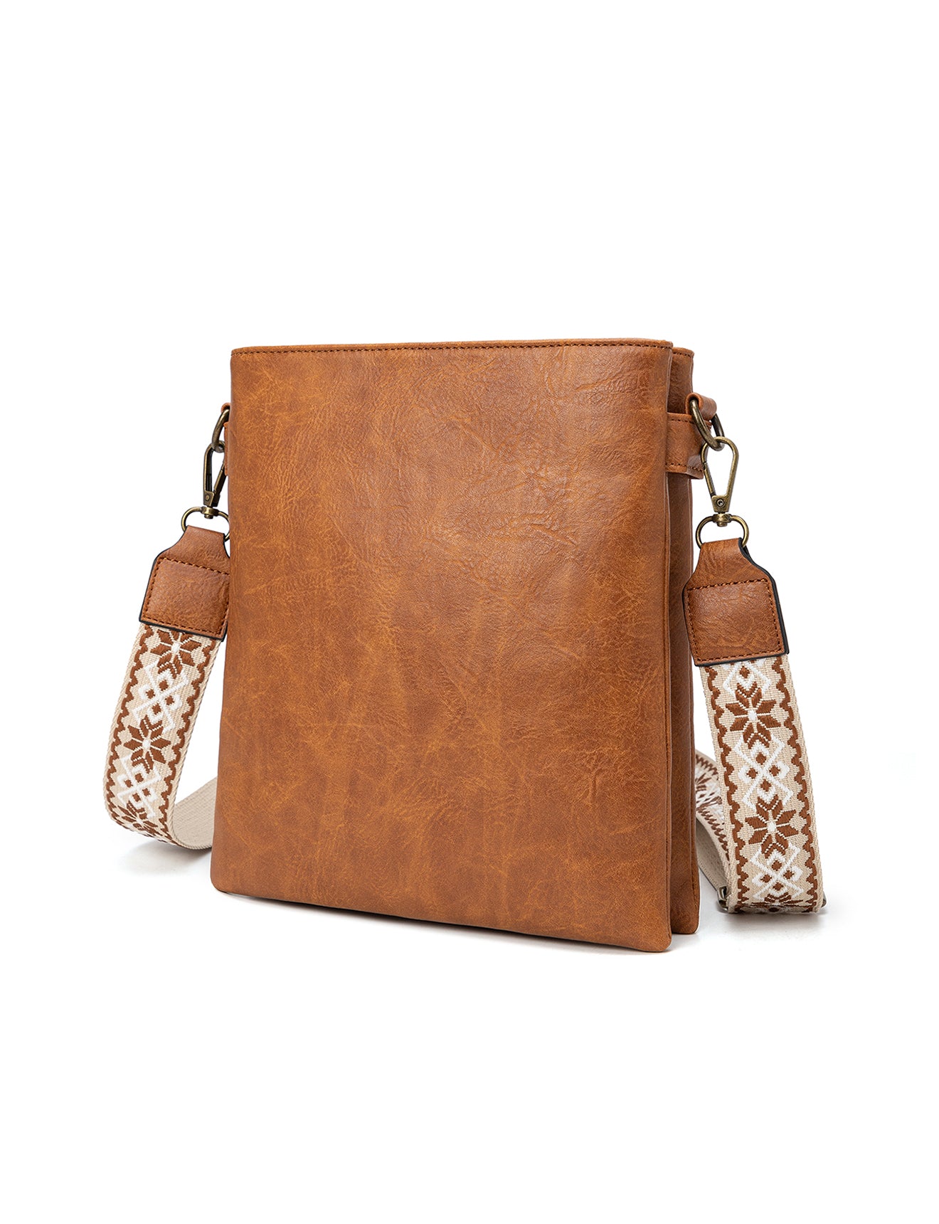 ERIN TRIPLE COMPARTMENT XBODY BAG - TAN