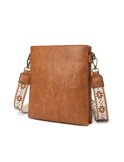 ERIN TRIPLE COMPARTMENT XBODY BAG - TAN