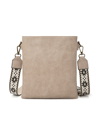 ERIN TRIPLE COMPARTMENT XBODY BAG - TAUPE