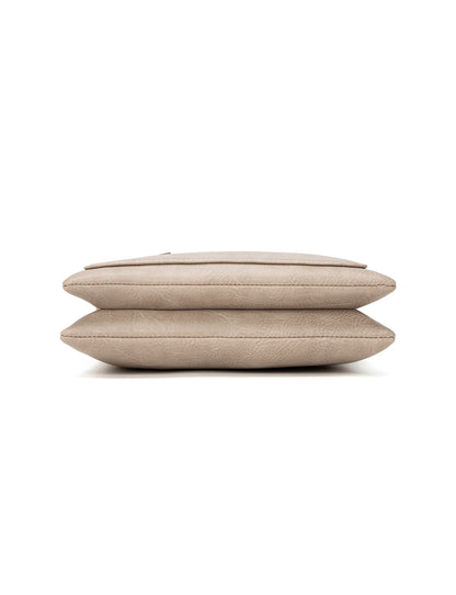 ERIN TRIPLE COMPARTMENT XBODY BAG - TAUPE