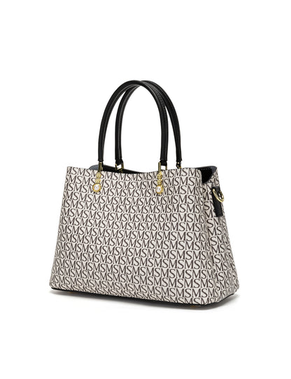 MS PRINT BAG - BEIGE PRINT