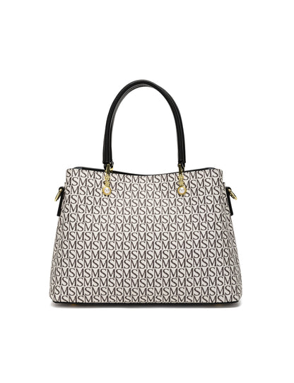 MS PRINT BAG - BEIGE PRINT