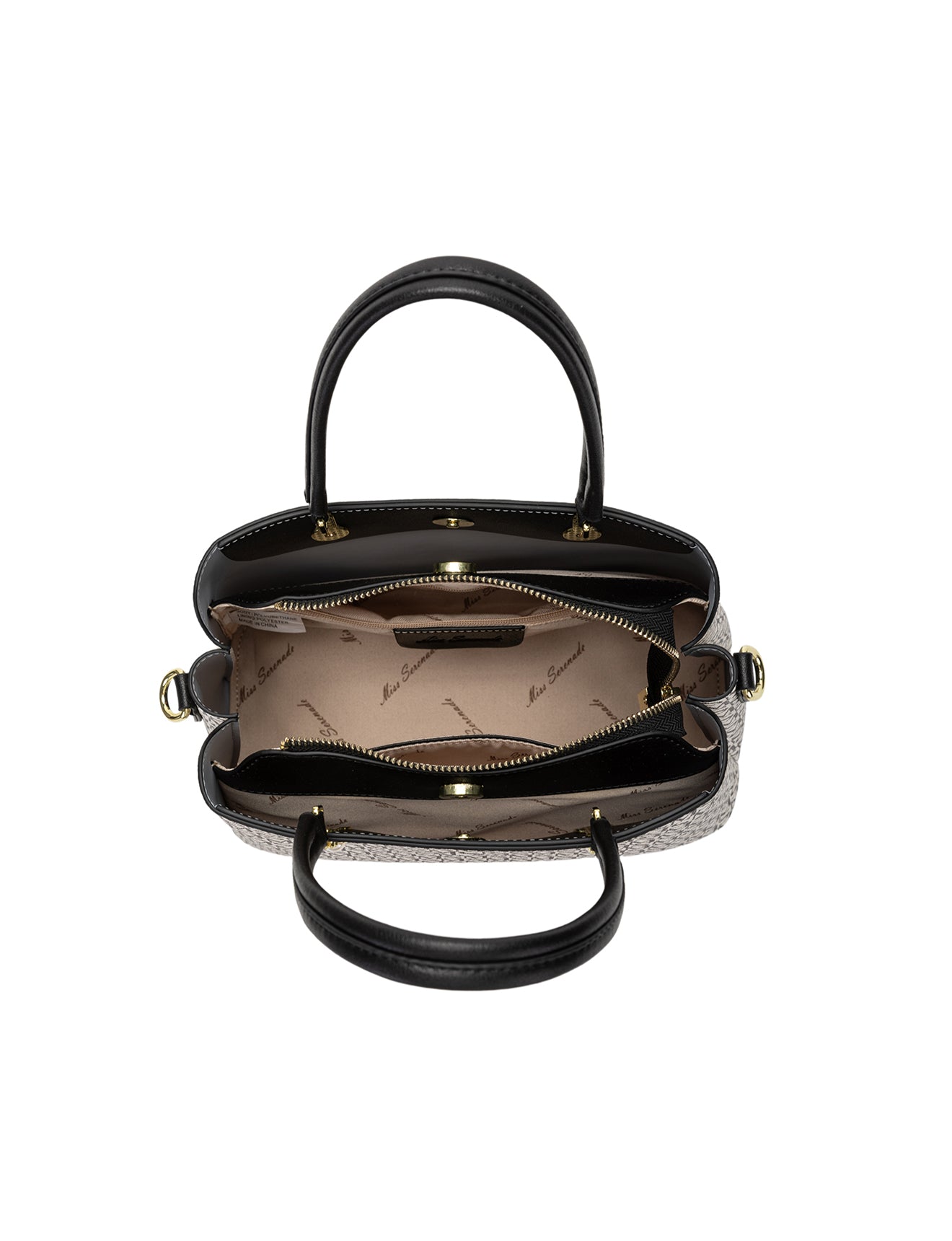 MS PRINT BAG - BEIGE PRINT