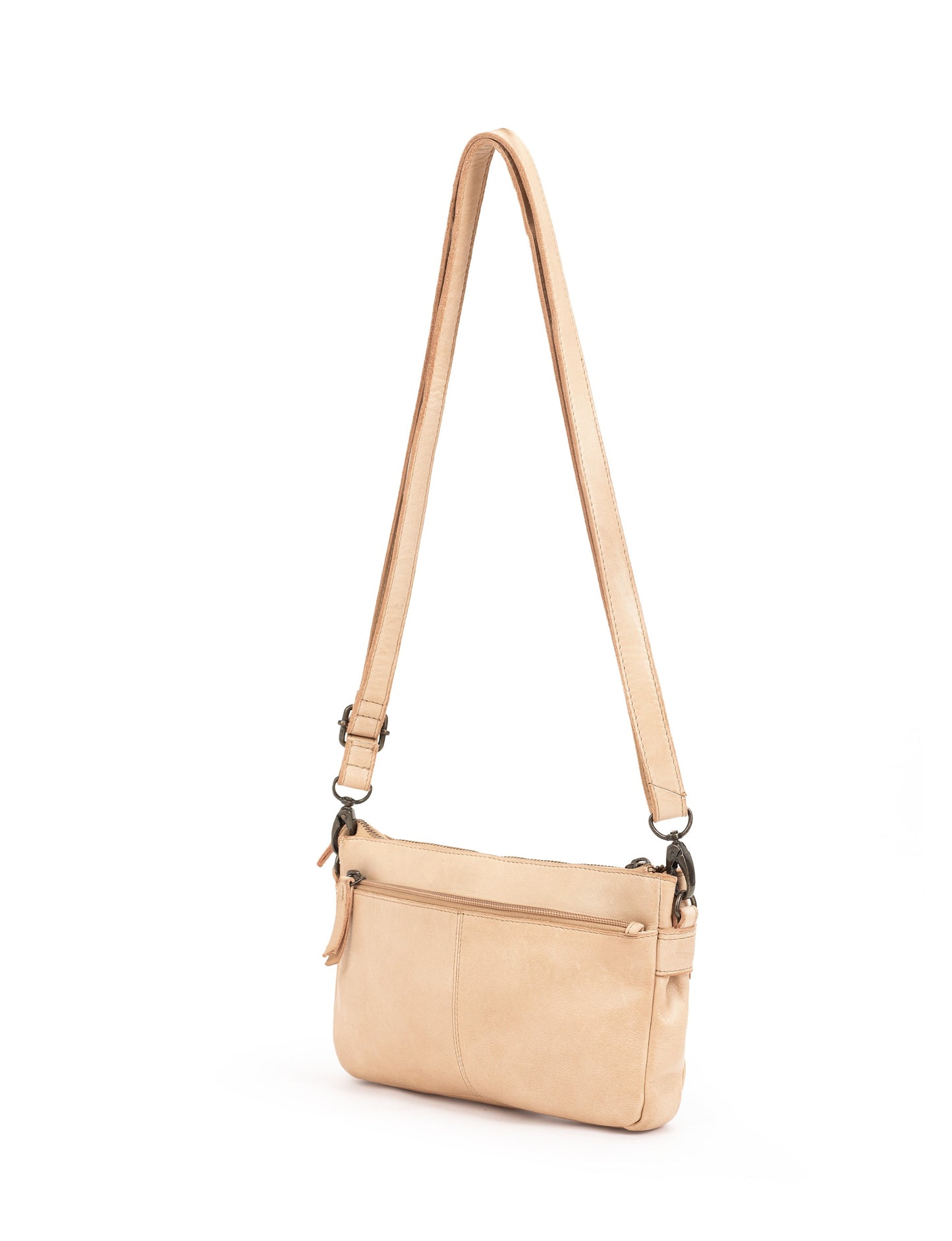 FITZROY CROSS BODY BAG W/ ADJUSTABLE STRAP - TAUPE