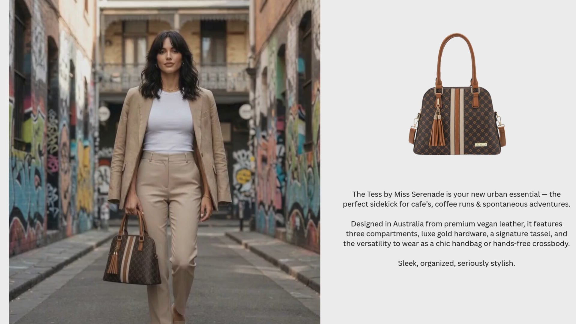 Load video: Vegan by Design. Serenade by Style