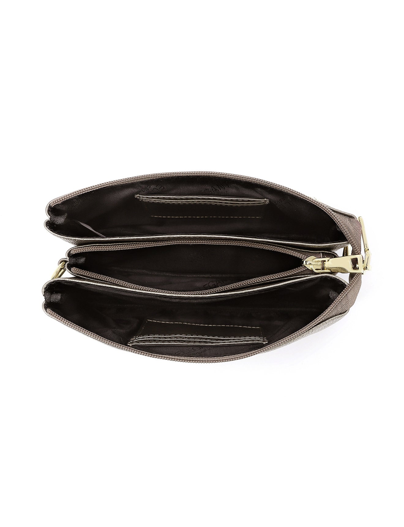 CANDICE LEATHER WALLET WITH SHOULDER STRAP- E1-0809-PEW