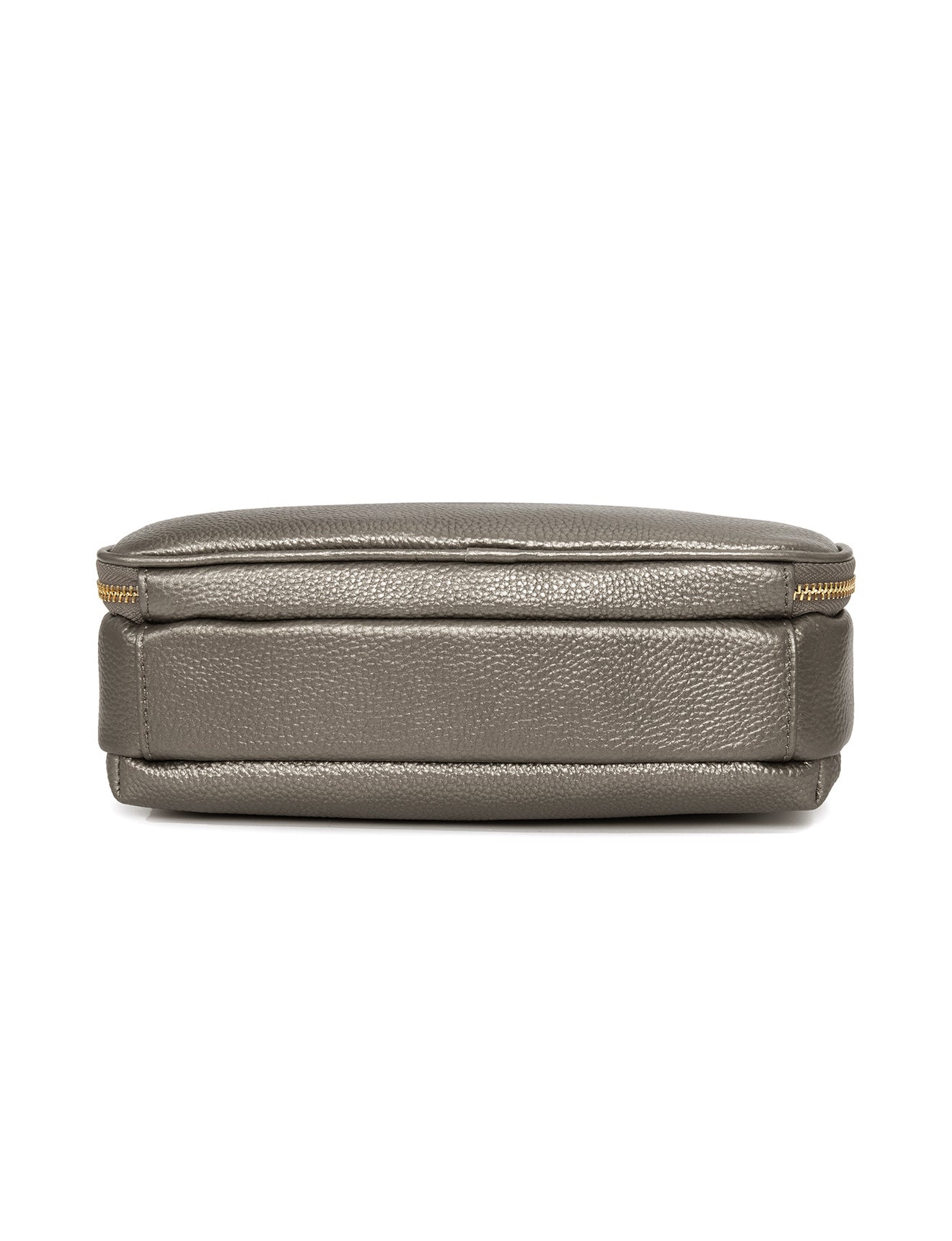 FELICITY LEATHER XBODY BAG- E1-0814A-PEWTER