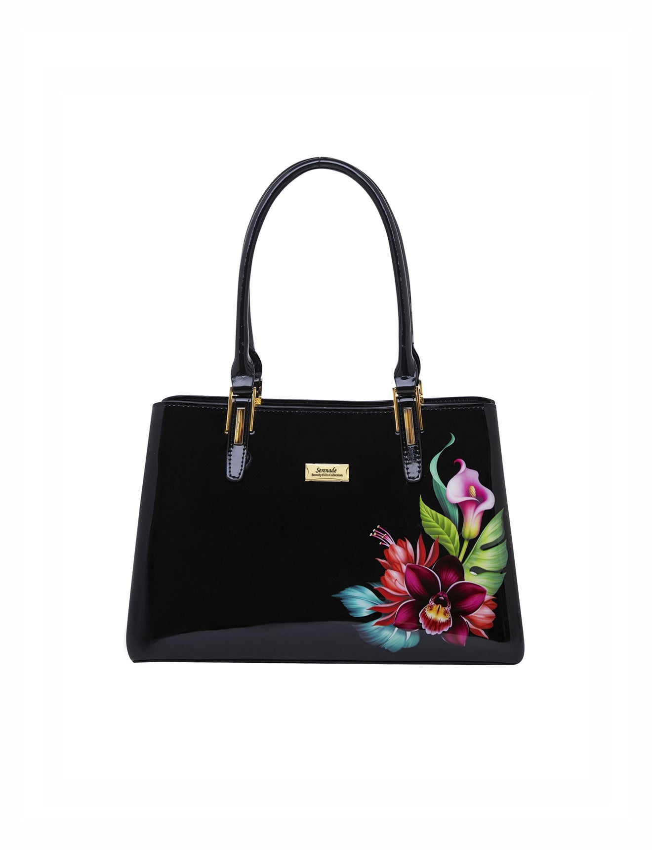 TANYA TRIPLE COMPARTMENT LEATHER BAG