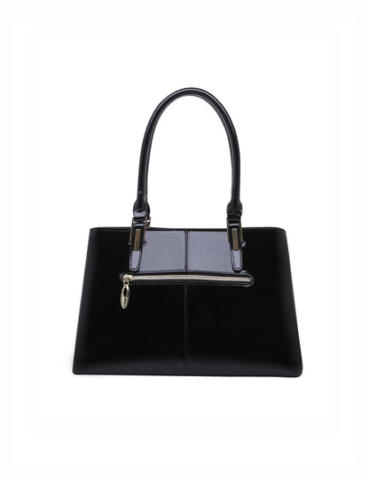 TANYA TRIPLE COMPARTMENT LEATHER BAG