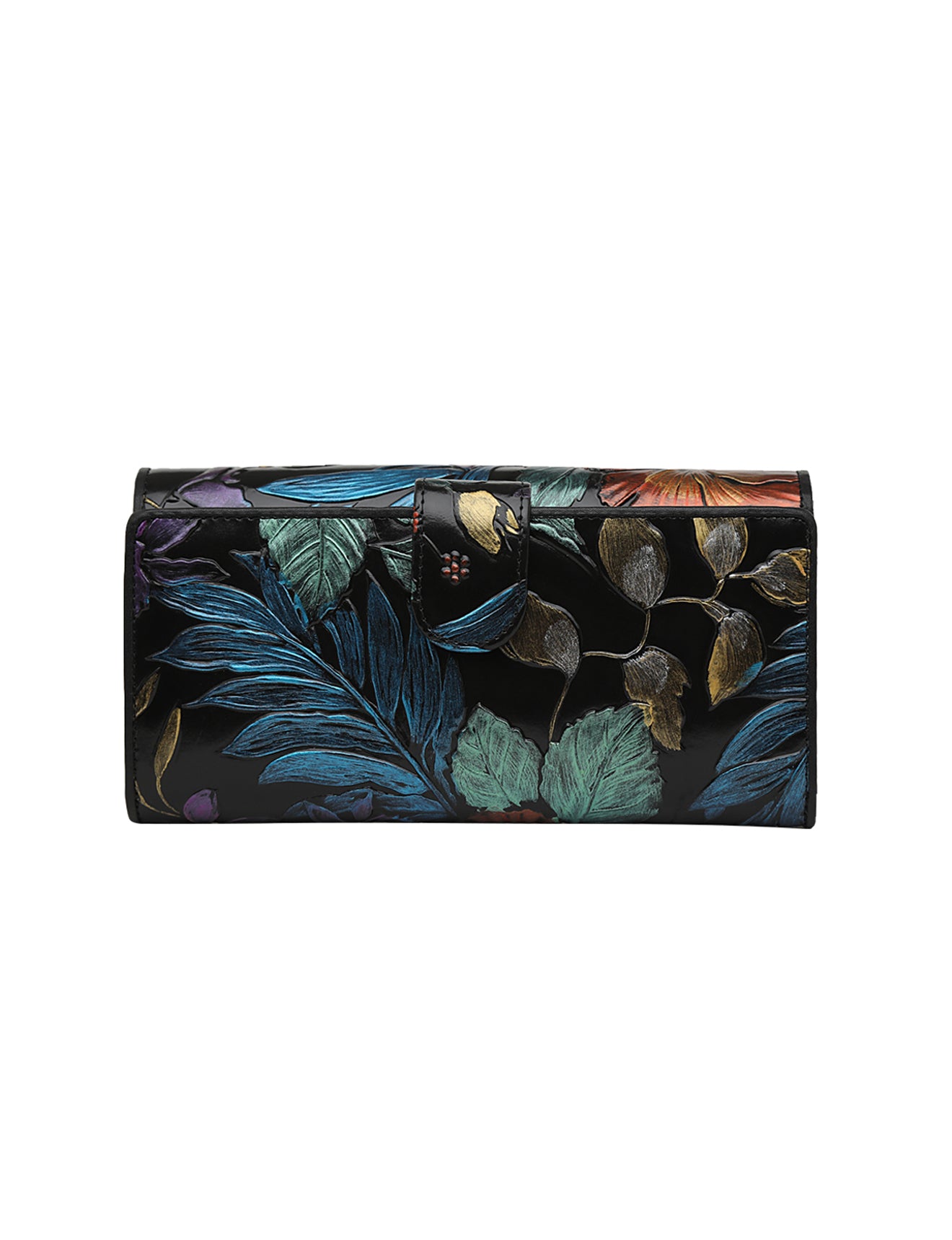 VERMEER LGE RFID HAND PAINTED LEATHER WALLET-WSL1001-MULTI