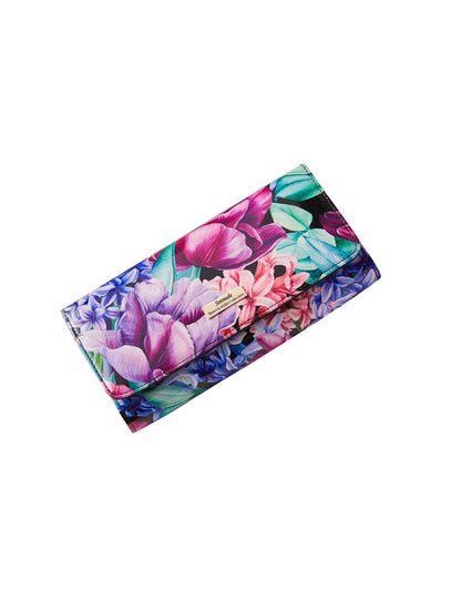 HYACINTH LARGE  PATENT LEATHER WALLET WITH RFID- WSN3501