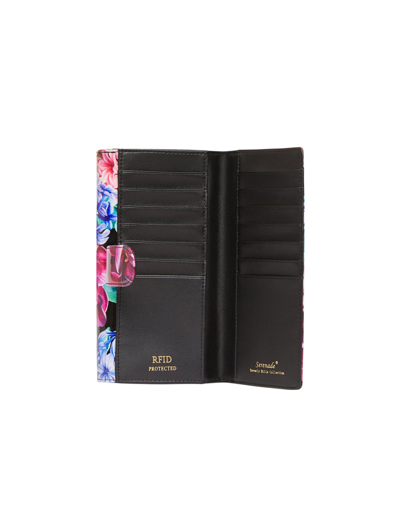 HYACINTH LARGE  PATENT LEATHER WALLET WITH RFID- WSN3501