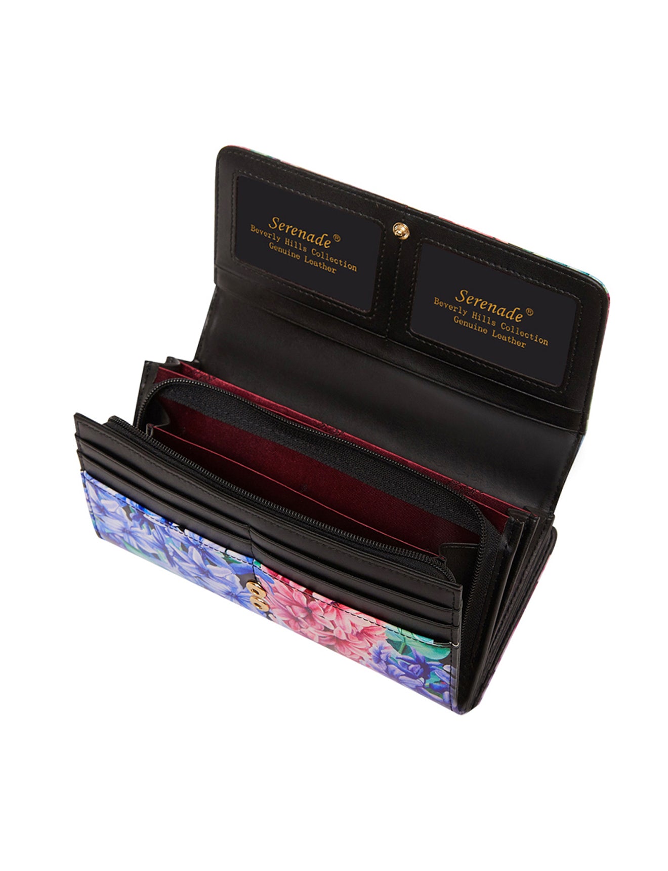 HYACINTH LARGE  PATENT LEATHER WALLET WITH RFID- WSN3501