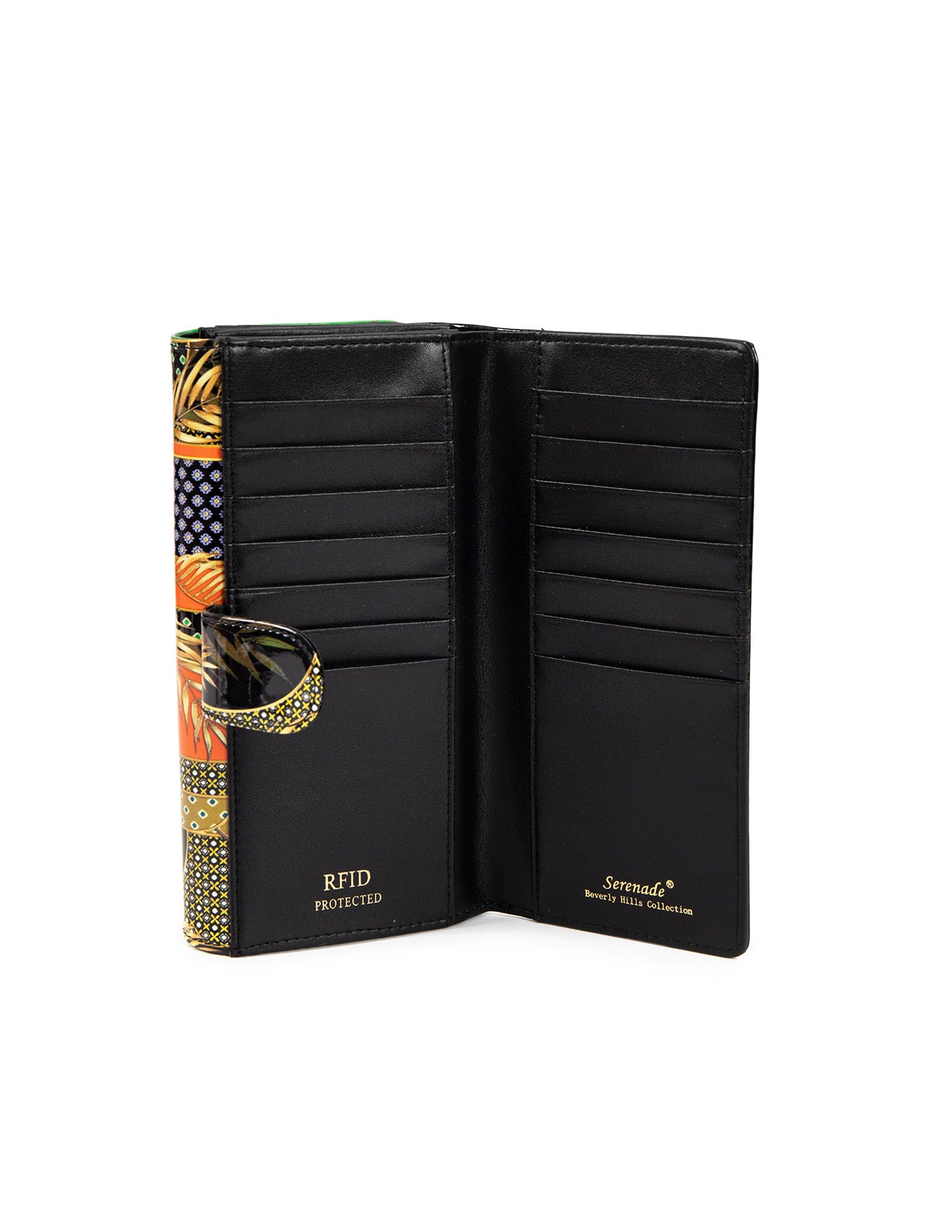MATILDA LARGE  PATENT LEATHER WALLET WITH RFID-WSN6201