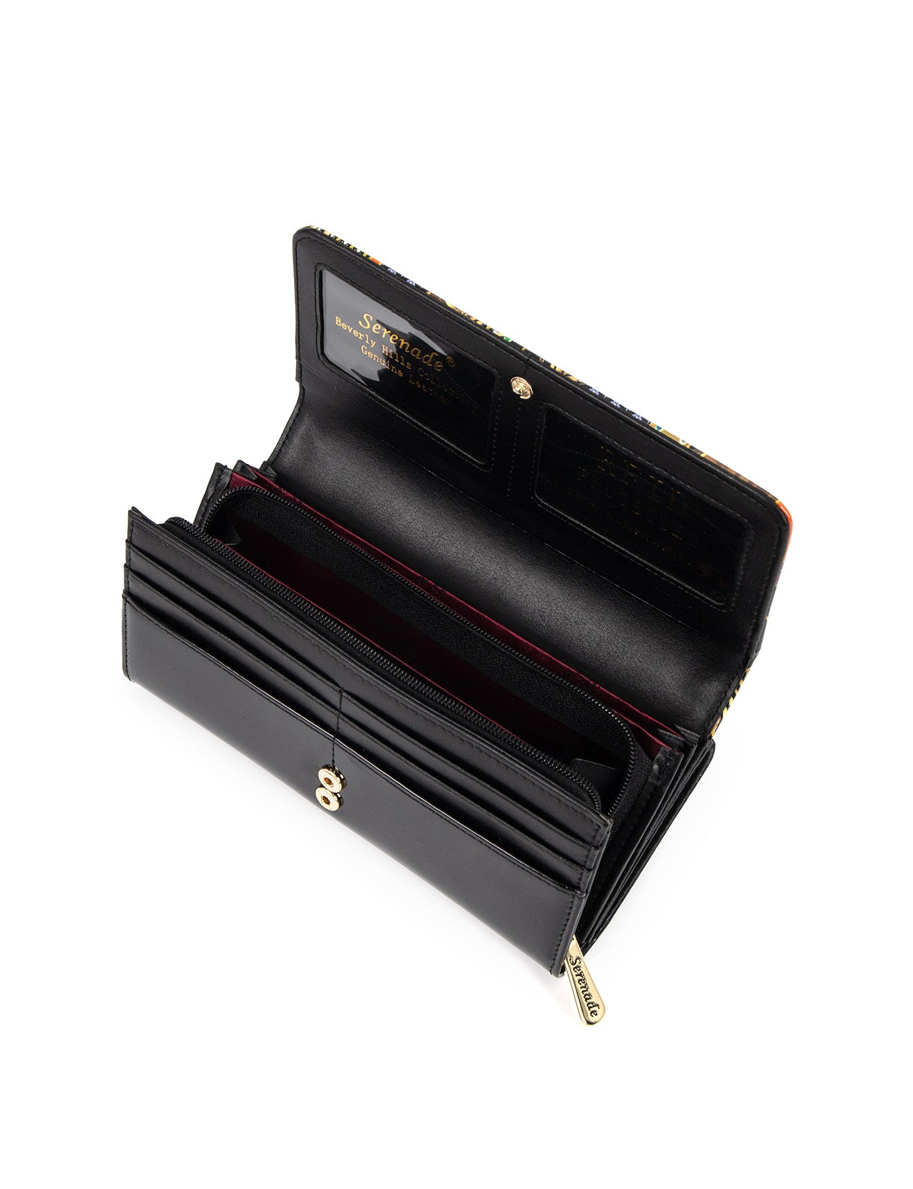 MATILDA LARGE  PATENT LEATHER WALLET WITH RFID-WSN6201