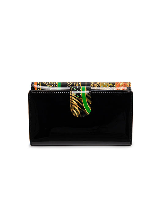 MATILDA MEDIUM PATENT LEATHER WALLET WITH RFID- WSN6202