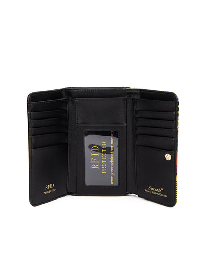 MATILDA MEDIUM PATENT LEATHER WALLET WITH RFID- WSN6202
